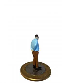 Homem idoso de chapéu