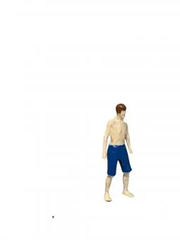 Homem traje praia